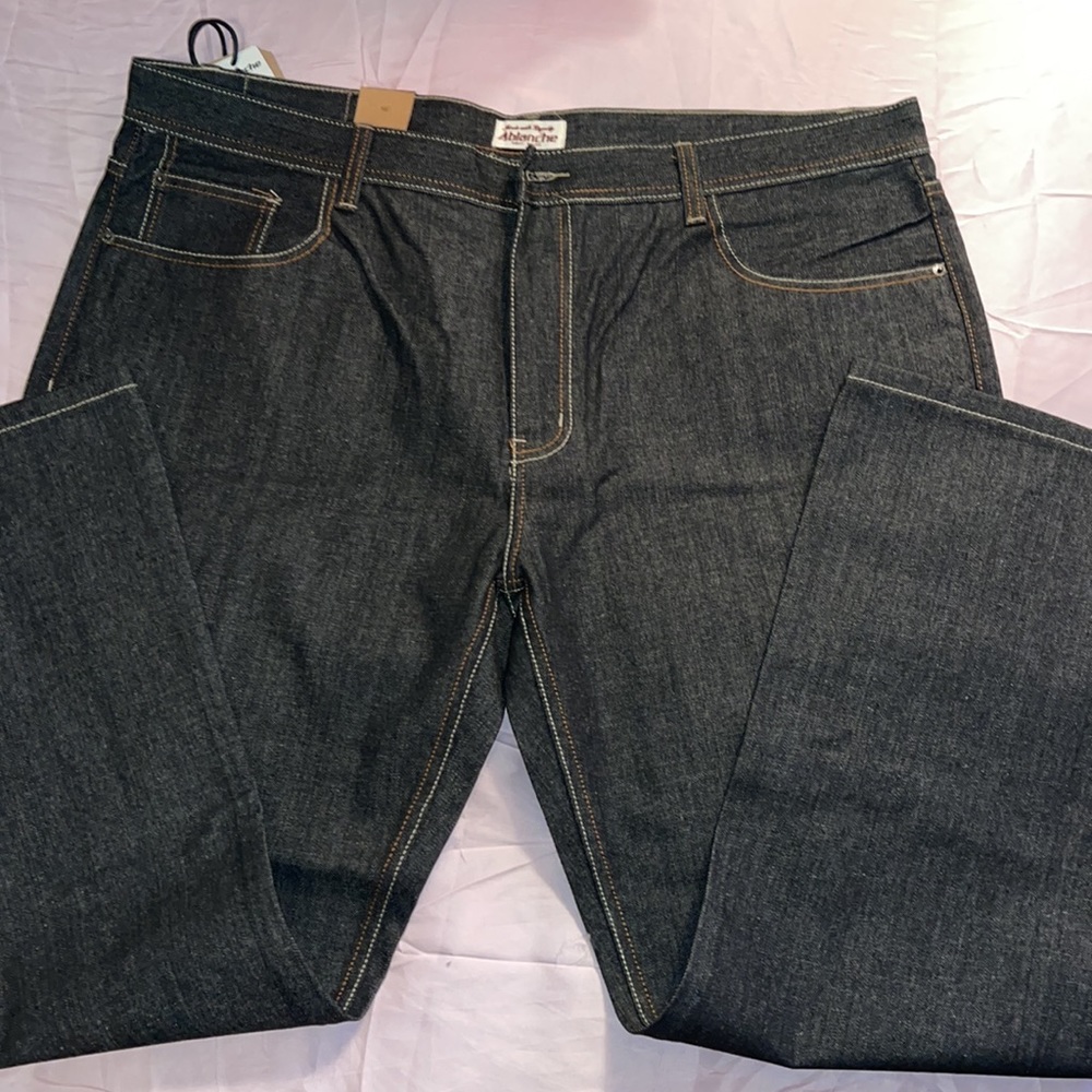 Abalanche New York Raw black  JEANS